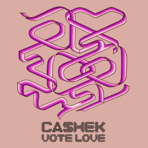 Vote Love Singlet - Backprint Design
